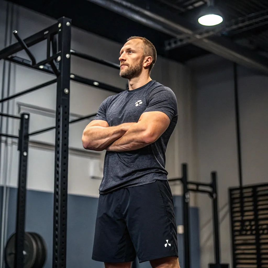 Portrait of the fitness coach